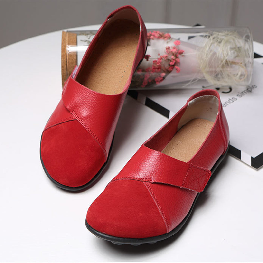 Bequeme loafer aus leder