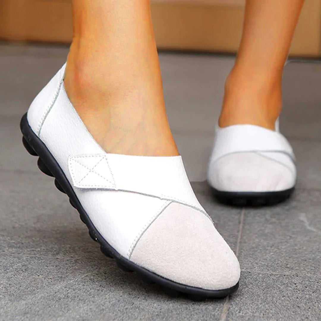 Bequeme loafer aus leder