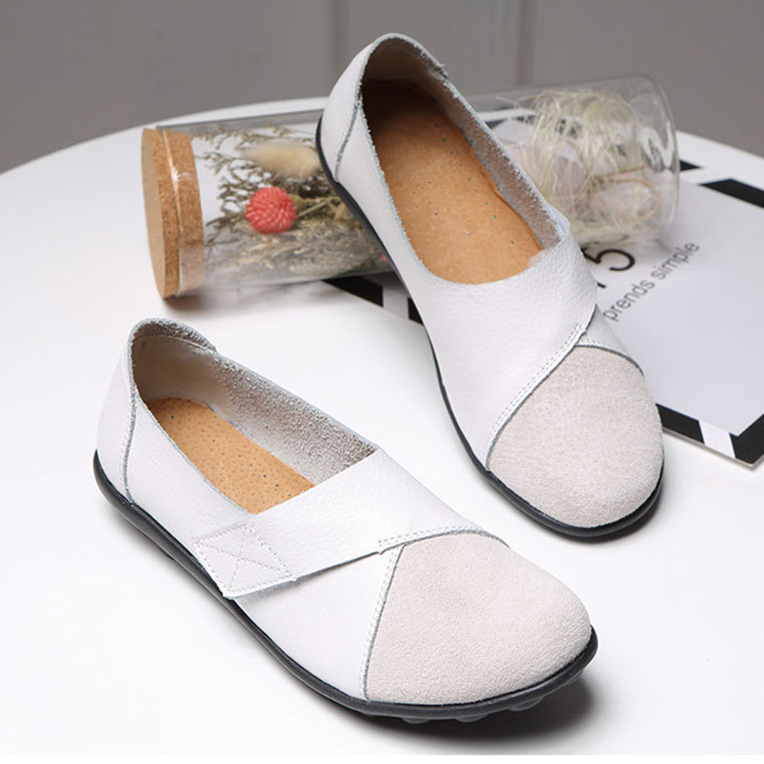 Bequeme loafer aus leder
