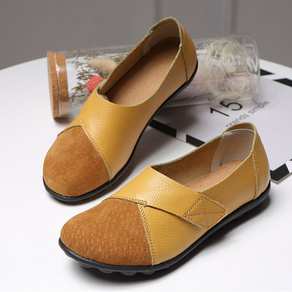 Bequeme loafer aus leder