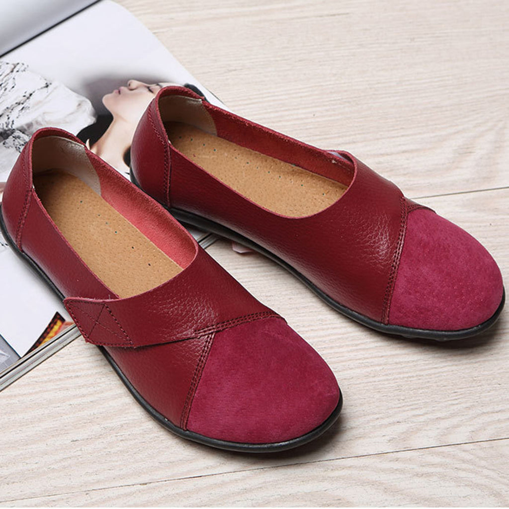 Bequeme loafer aus leder