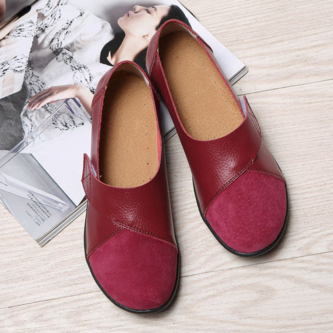 Bequeme loafer aus leder