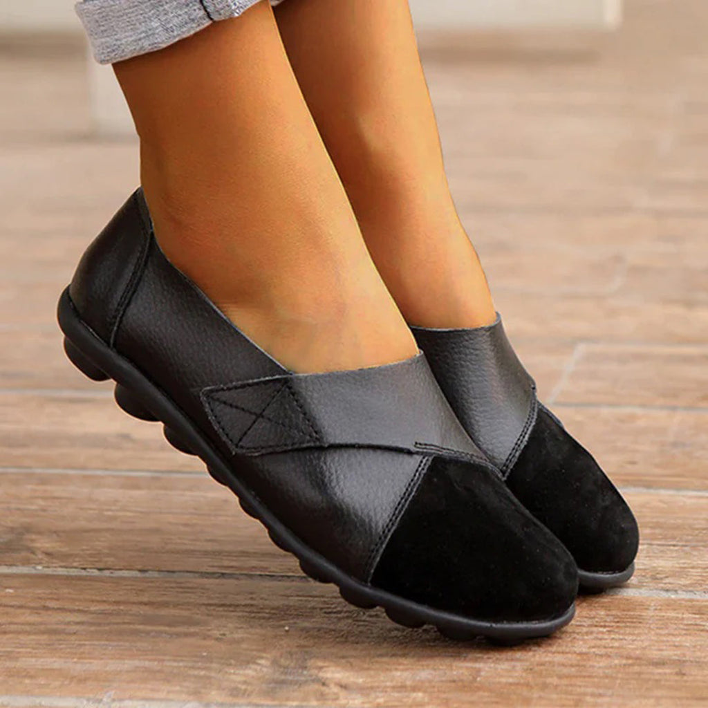Bequeme loafer aus leder
