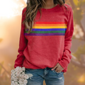 ShopNory - Weicher Pullover mit Regenbogenmuster