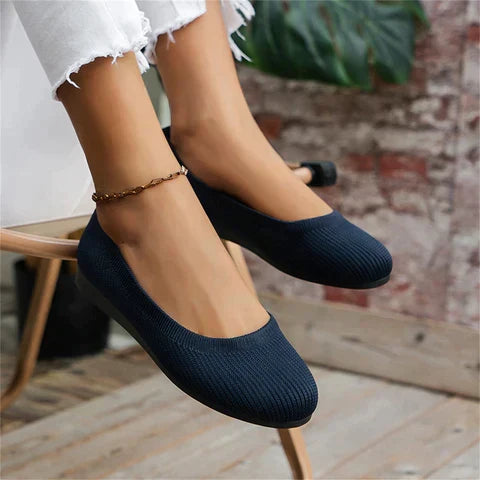 Ballerina Schuhe - Damen Flache Slip-On Orthopädische Sommerschuhe