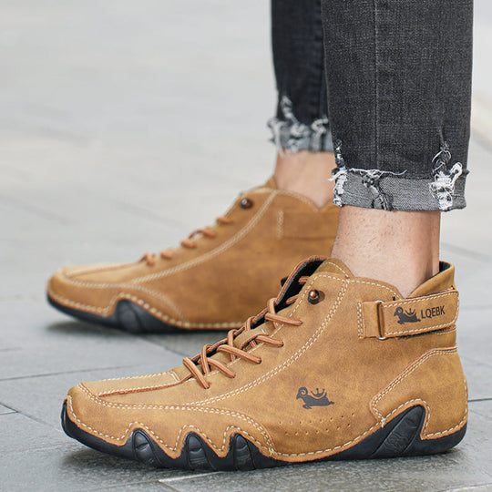 Bequemer Rutschfester Barfußschuh Aus Echte (Unisex).