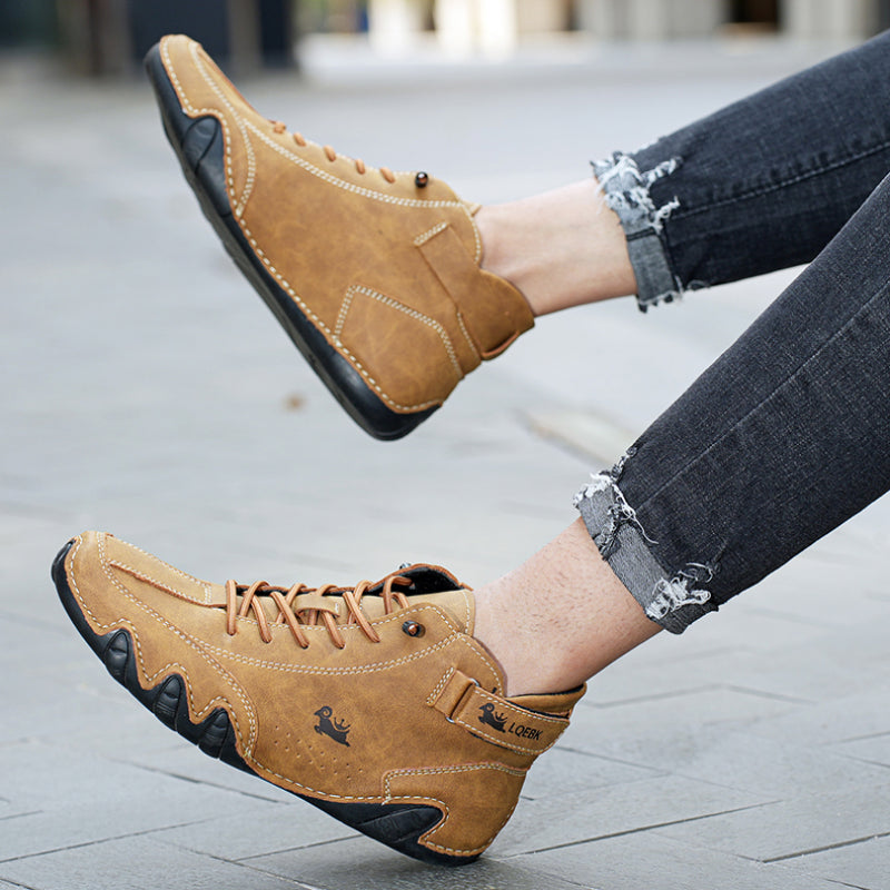 Bequemer Rutschfester Barfußschuh Aus Echte (Unisex).