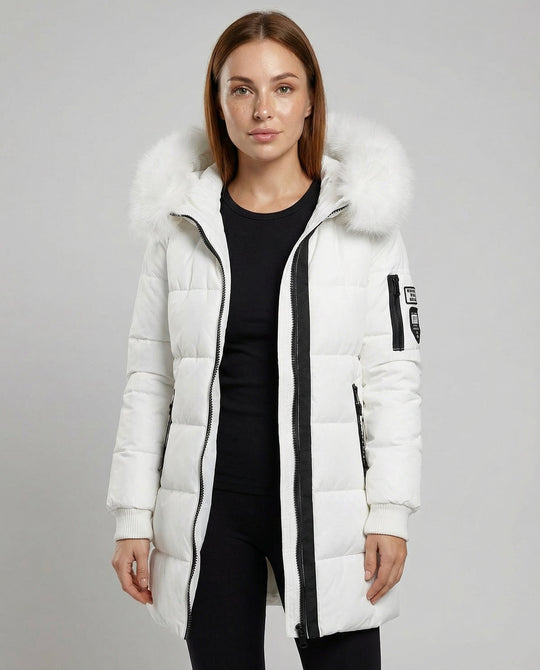 Winddichter Damen Puffermantel Warm