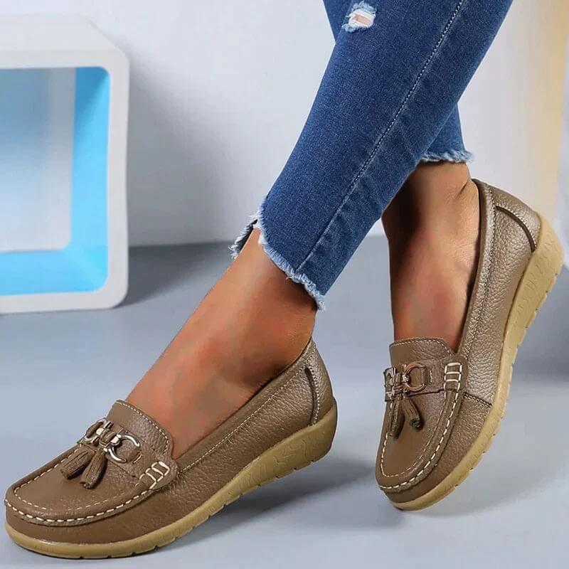 Orthopädische Lederhalbschuhe