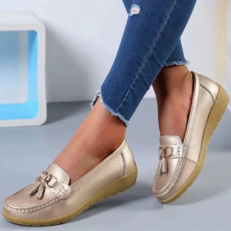 Orthopädische Lederhalbschuhe