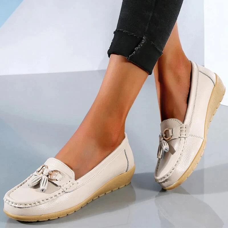 Orthopädische Lederhalbschuhe