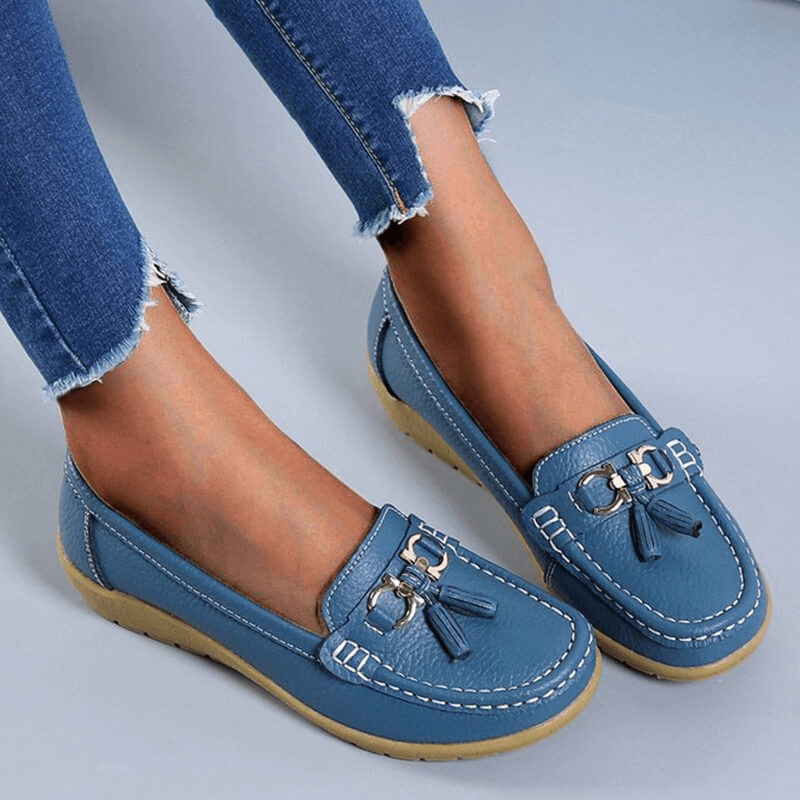 Orthopädische Lederhalbschuhe