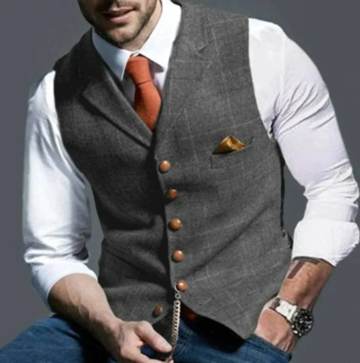 Elegantes Weste für Männer, Vielseitig & Modern