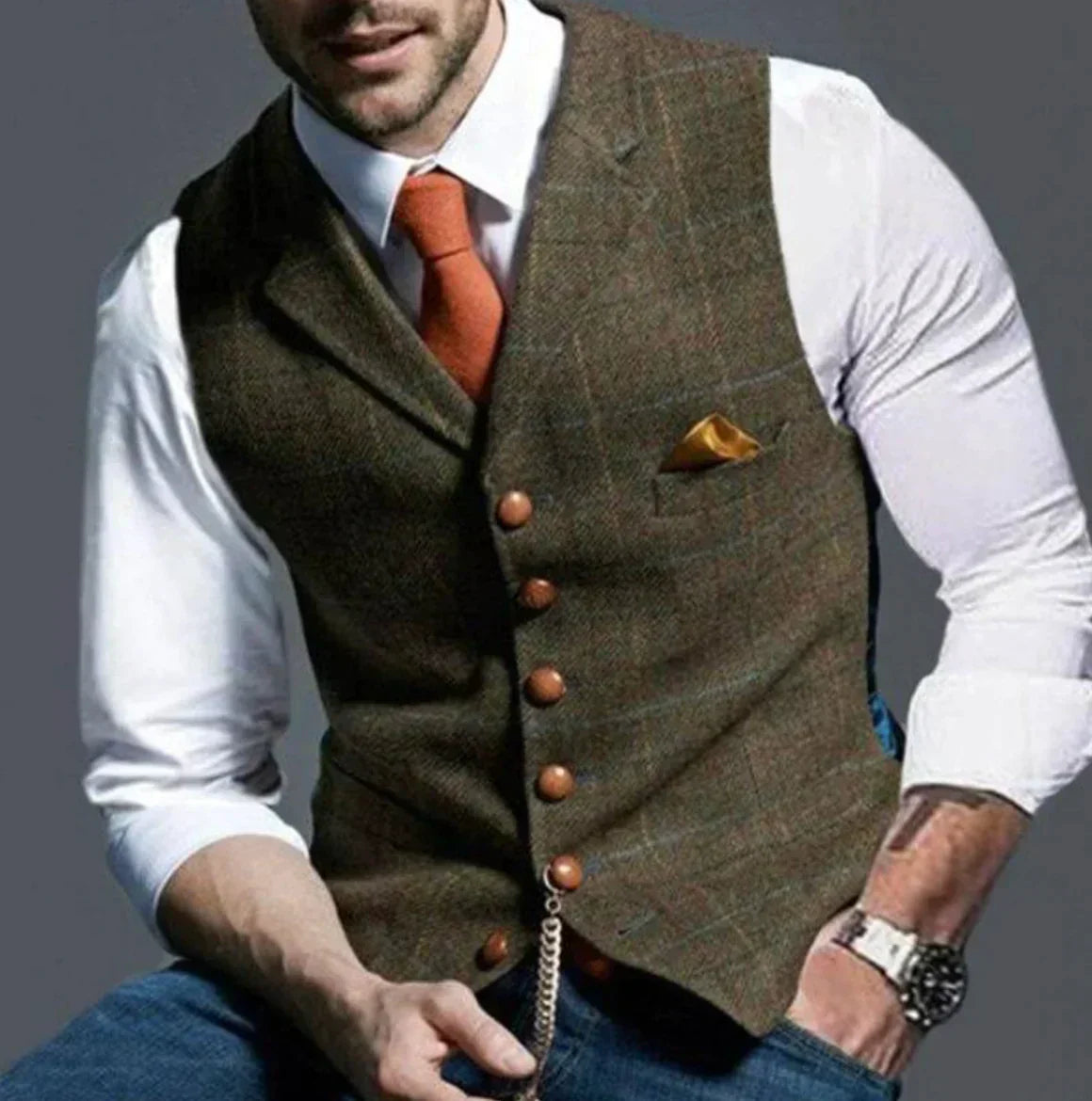 Elegantes Weste für Männer, Vielseitig & Modern