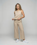 Stylisches und Zweiteiliges Leinen Set