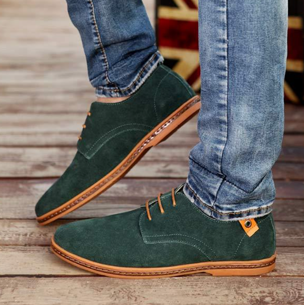 Elegante Schuhe aus Wildleder für Männer