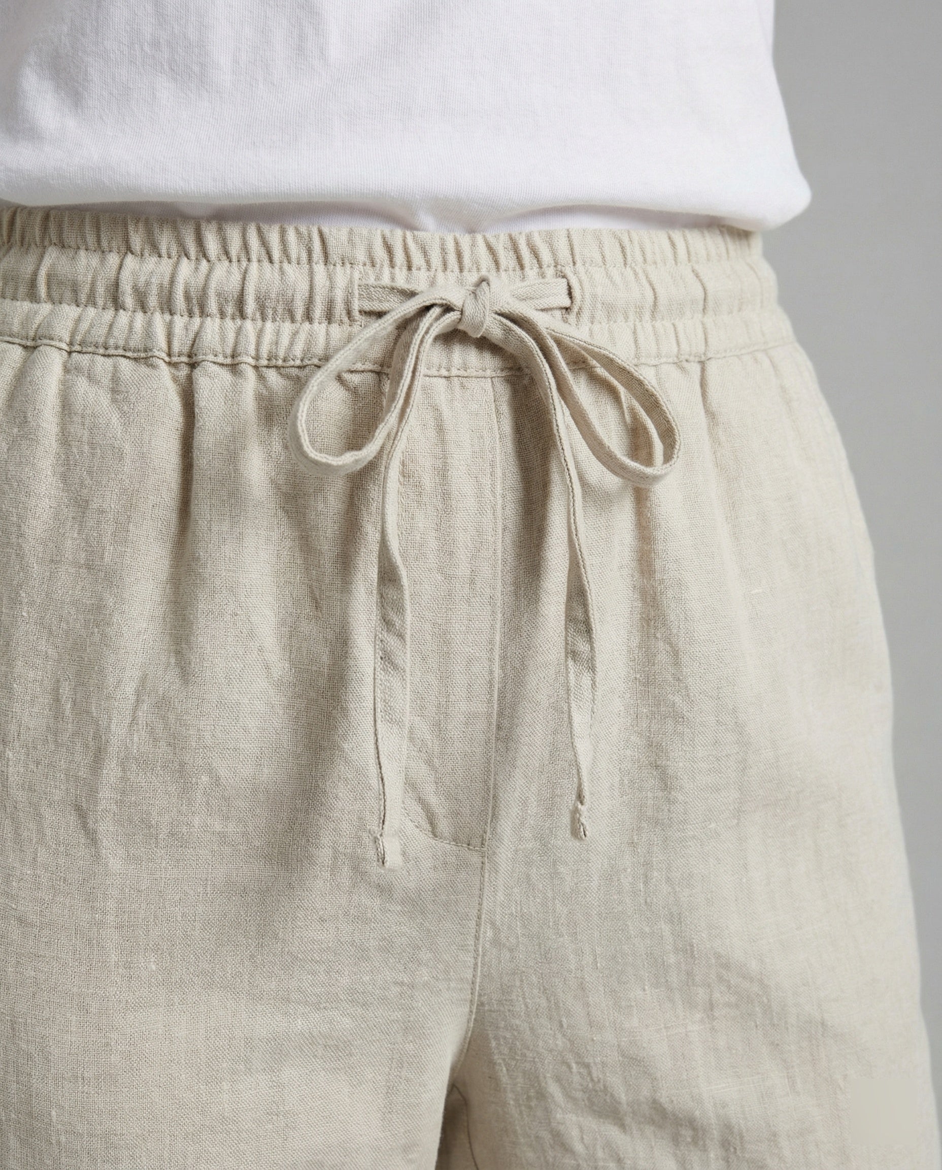 Lässige und Stylische Leinen Hose