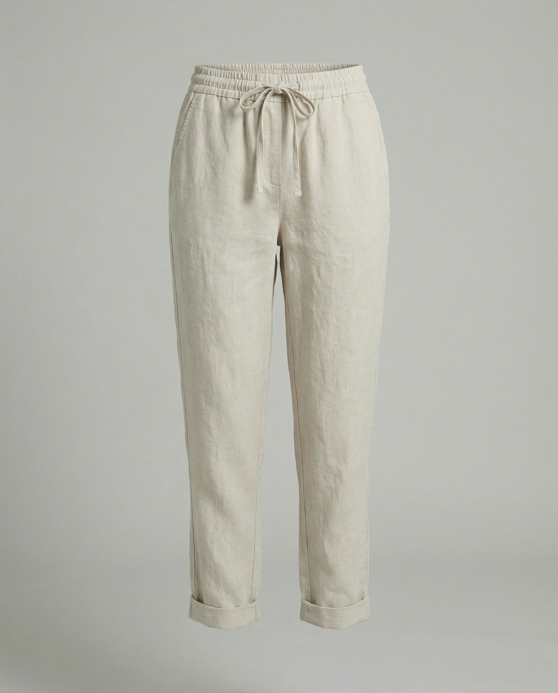 Lässige und Stylische Leinen Hose