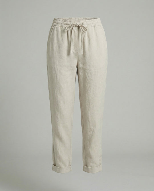 Lässige und Stylische Leinen Hose