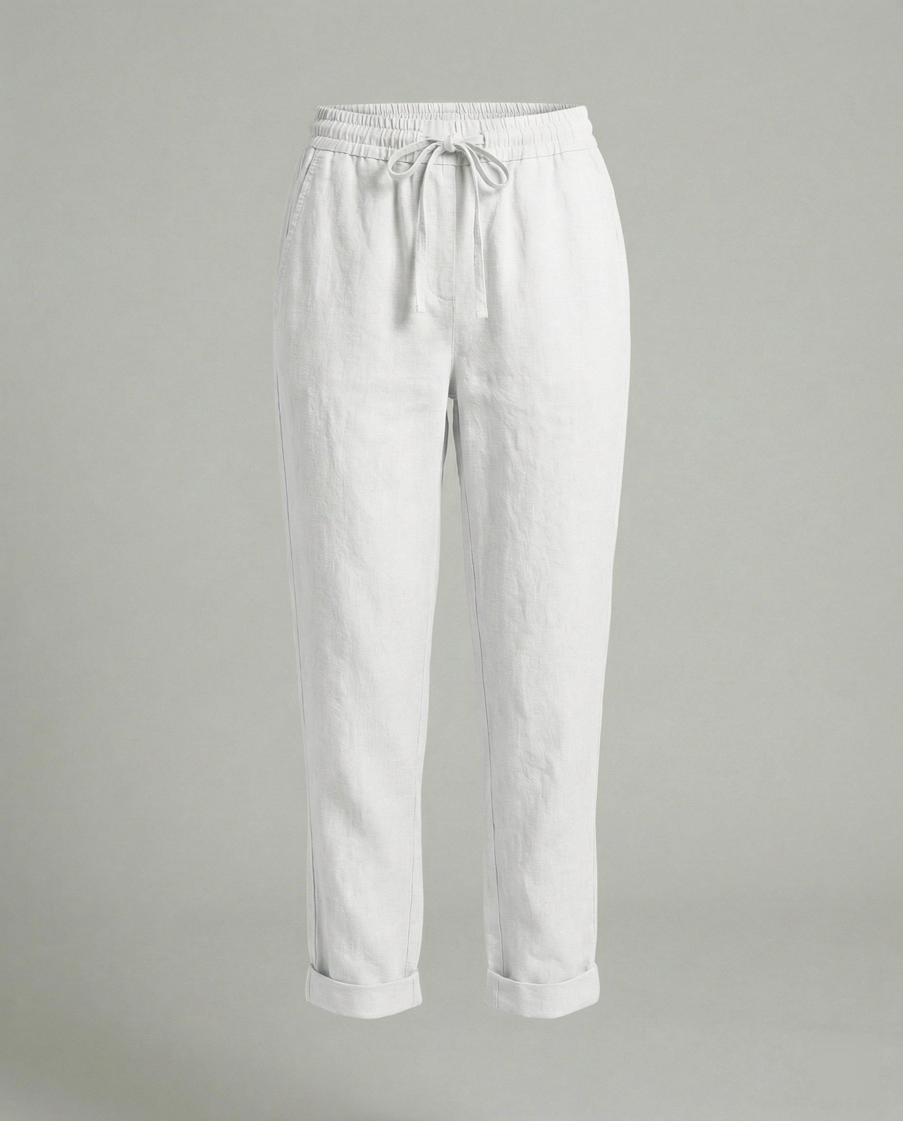 Lässige und Stylische Leinen Hose