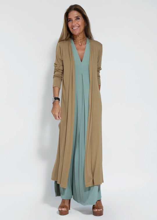 Elegantes Kleid-Weste-Set mit Schlankmachendem Schnitt für festliche Anlässe