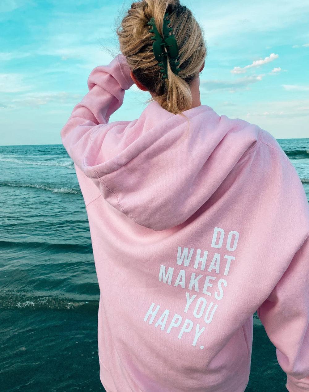 Moderner Hoodie mit Druck