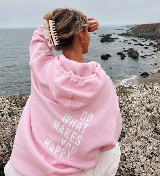Moderner Hoodie mit Druck