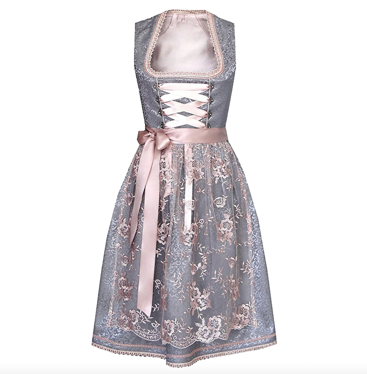 Einzigartige Damen Tracht mit Schürze Perfekt für Oktoberfest