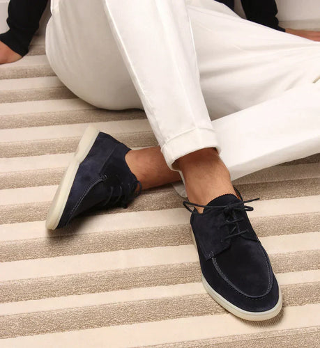 Luxuriöse Leder-Loafer zum Schnüren für Herren ShopNory