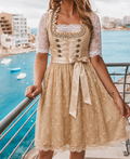 ShopNory | Traditionelles Deutsches Dirndlkleid mit Schnürmieder und Spitzenbluse