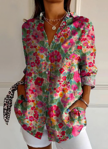 Blumenbluse