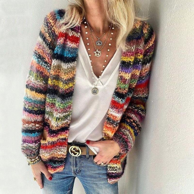 Wunderschöner, warmer Cardigan in tollen Farben