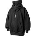 Ninja-Hoodie mit Doppeltem Ausschnitt