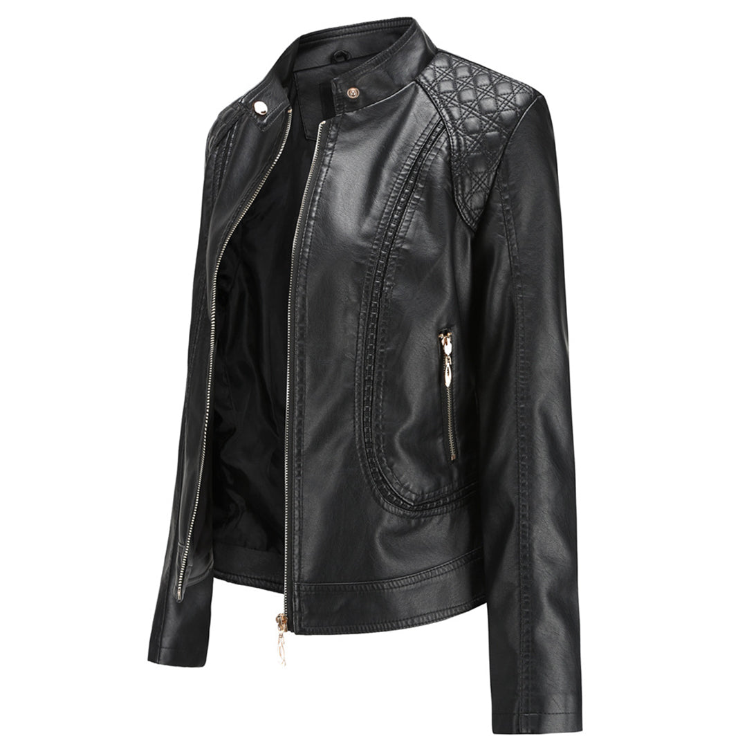 Stylische Lederjacke