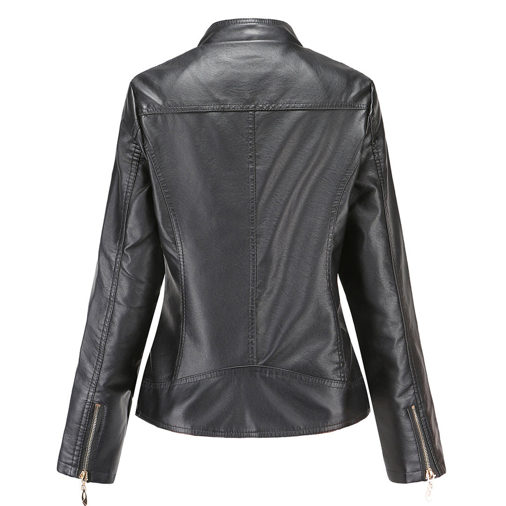 Stylische Lederjacke
