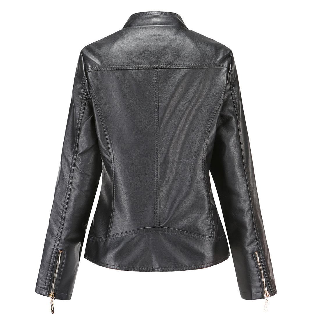 Stylische Lederjacke