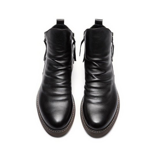 Lässige Herbst Stilvolle Stiefel mit Reißverschluss für Männer