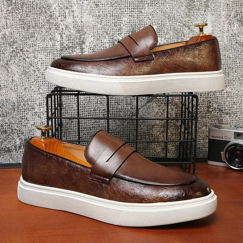 Lässiger, Flacher Herren-Loafer