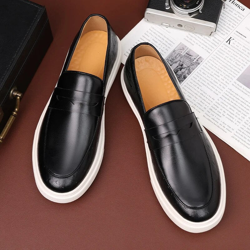 Lässiger, Flacher Herren-Loafer