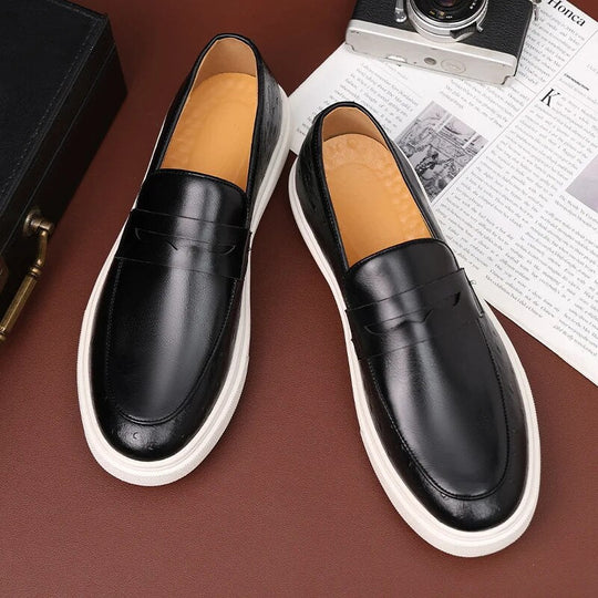Lässiger, Flacher Herren-Loafer