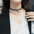 Elegante Onyx Zirkonia Choker-Halskette | Shop Nory
