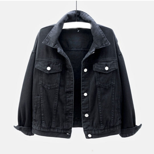 Lässige Denimjacke Baumwolle Klassisch und Zeitlos
