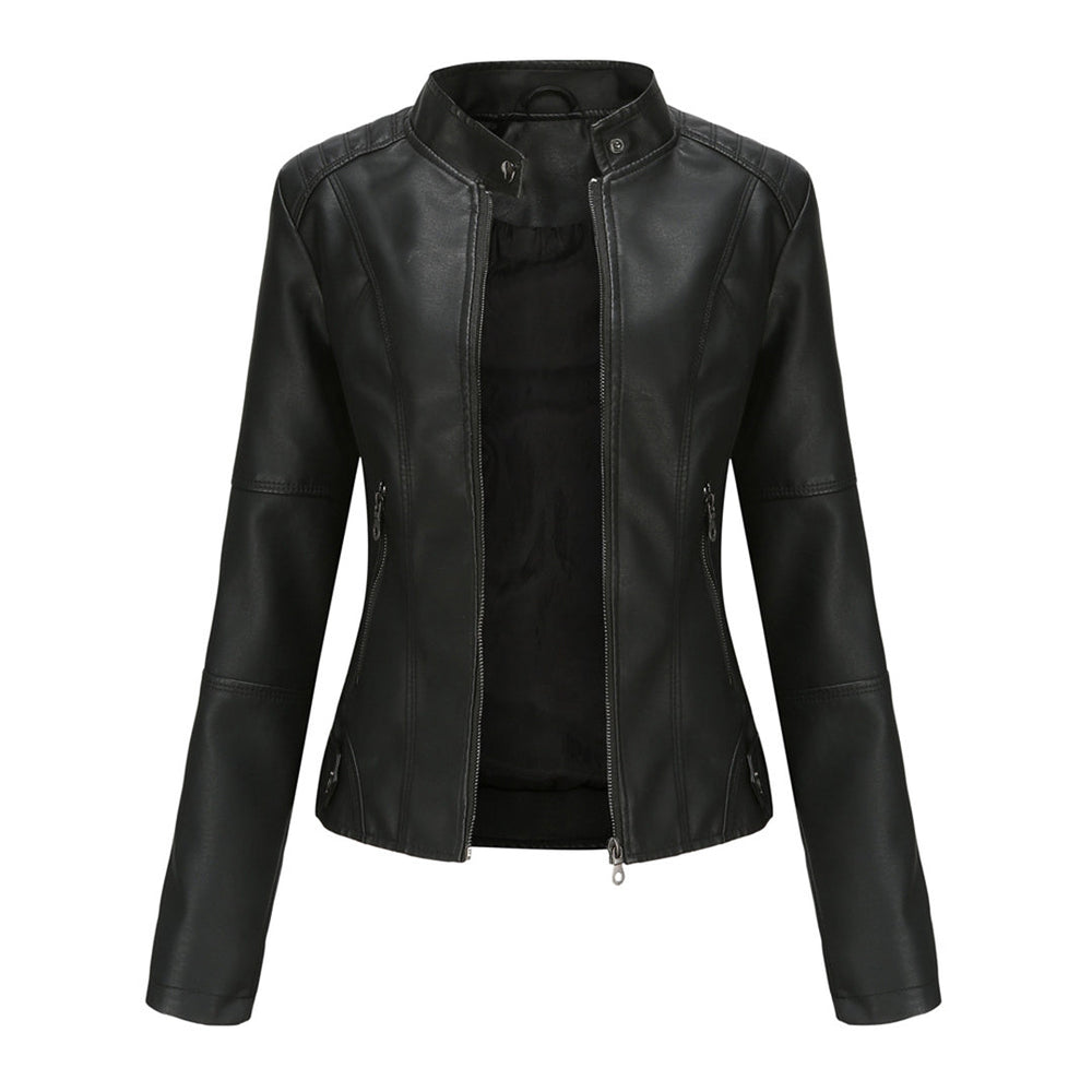 Zeitlose Lederjacke für Frauen
