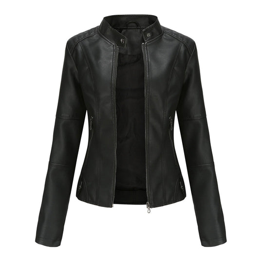 Zeitlose Lederjacke für Frauen
