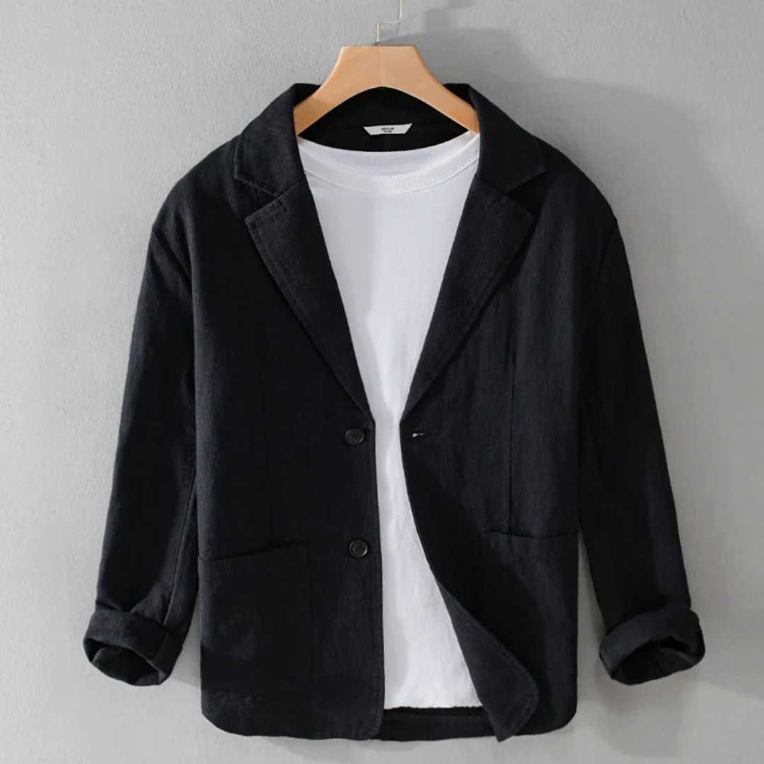 Wesentliche Leinenjacke