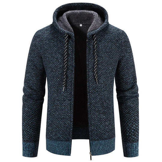 ShopNory - Lässige Herbst Strickjacke mit Kapuze für Männer
