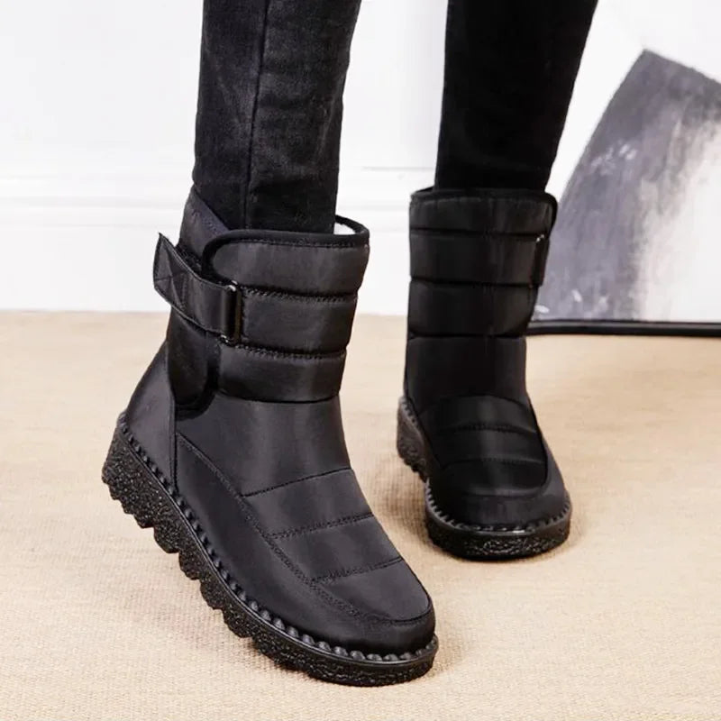 Damen Wasserdichter Schneestiefel – Rutschfest & Warm | Große Größen