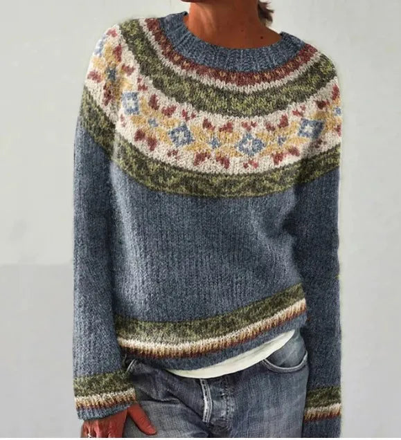 Retro-Herbstpullover