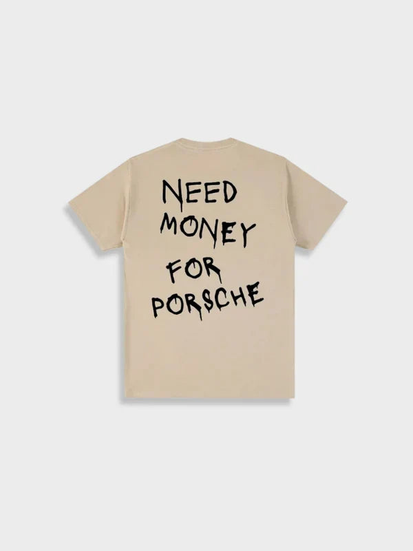 Geld für ein Porsche-T-Shirt