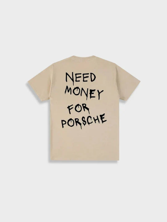 Geld für ein Porsche-T-Shirt